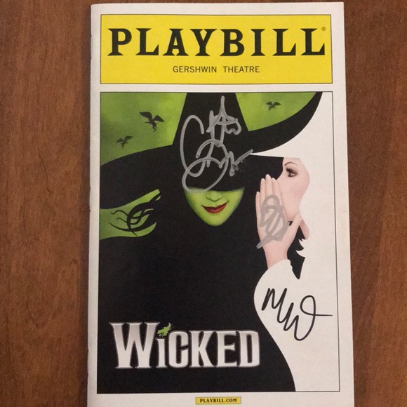 Other - Wicked PLAYBILL *signed*
